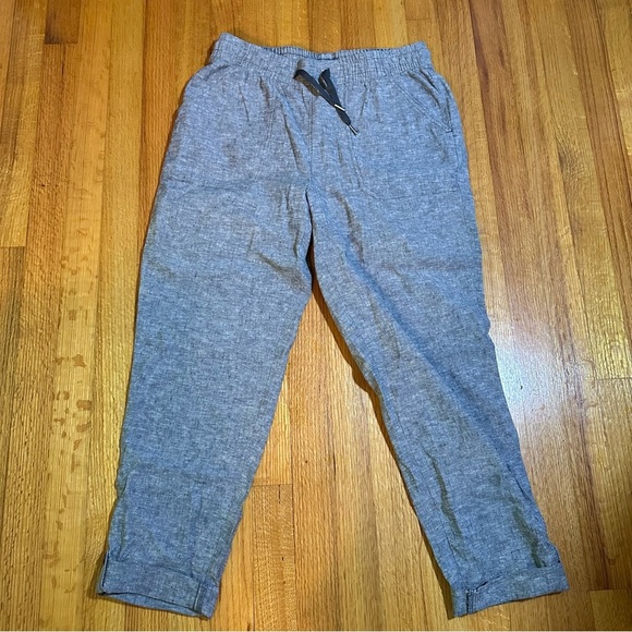 Orvis Relaxed Fit Linen blended Pull On Pants Womens Size 10 (a4 - Picture 1 of 11